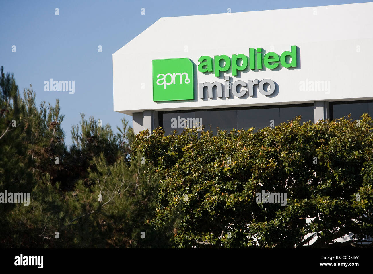 The headquarters of Applied Micro. Stock Photo