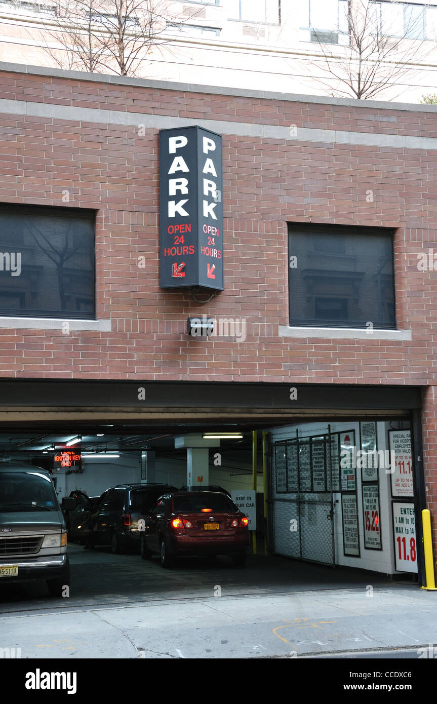 Parking garage, New York, USA Stock Photo Alamy