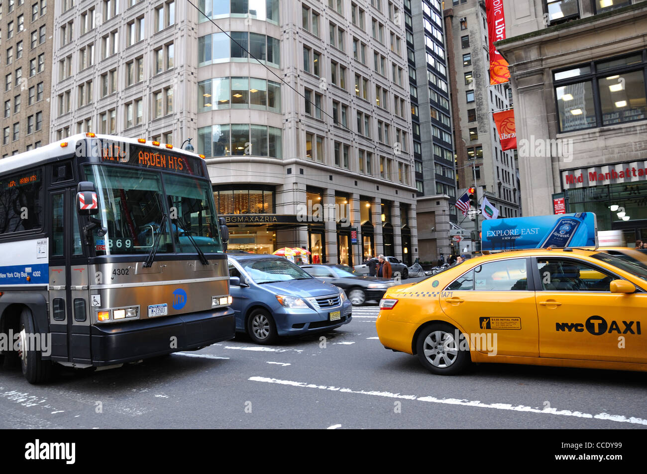 New York City traffic, USA Stock Photo Alamy