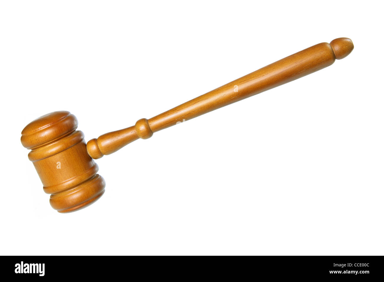 Wooden Gavel Stock Photo