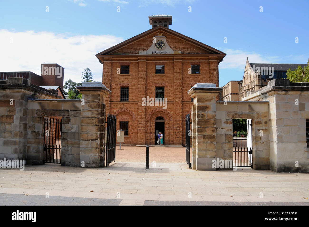 Hyde Park Barracks Museum, Macquarie Street, Sydney New South Wales Australia. This is a former prison housing convicts Stock Photo