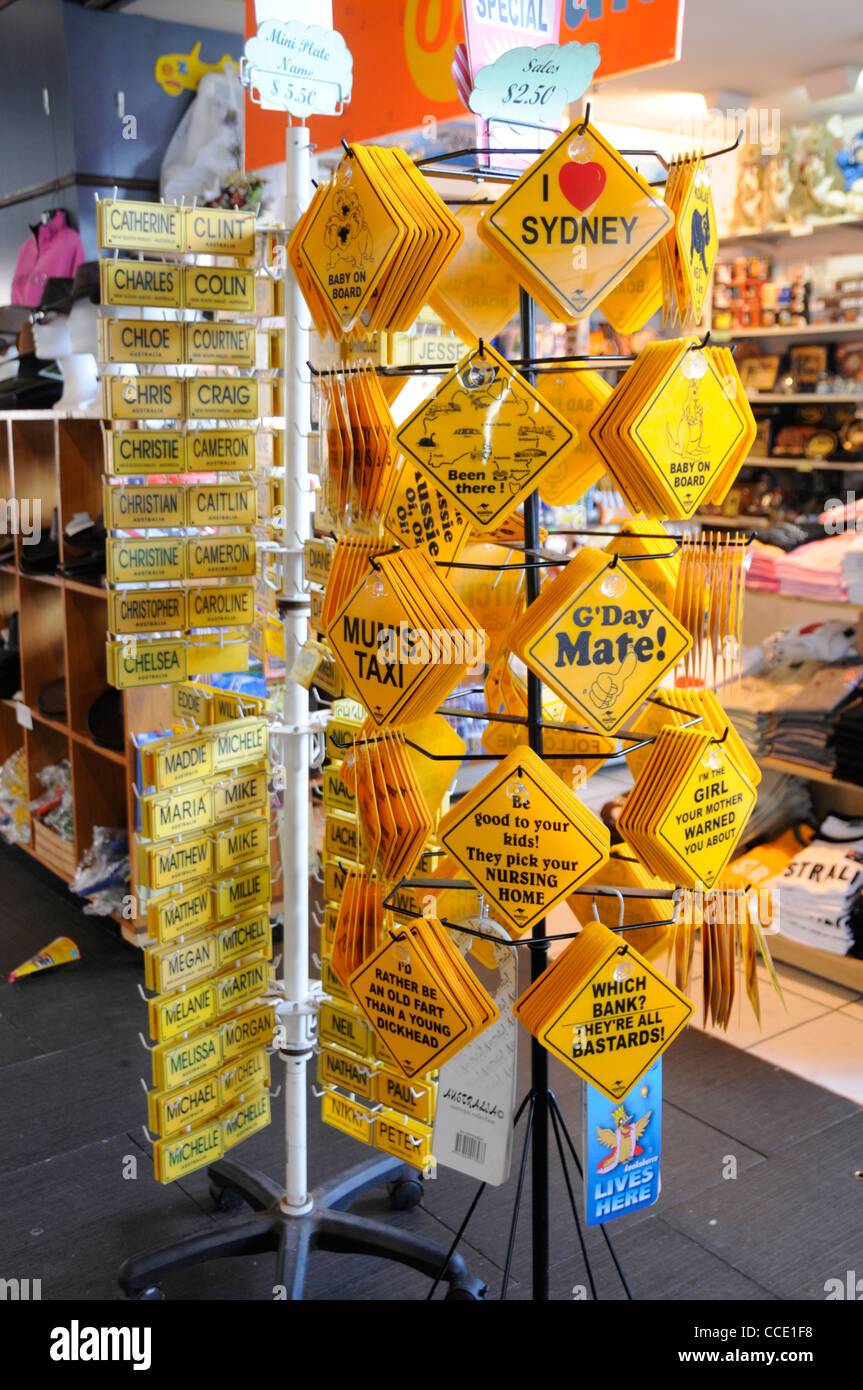 Australian Souvenirs On Display At The Queen Victoria Market In ...