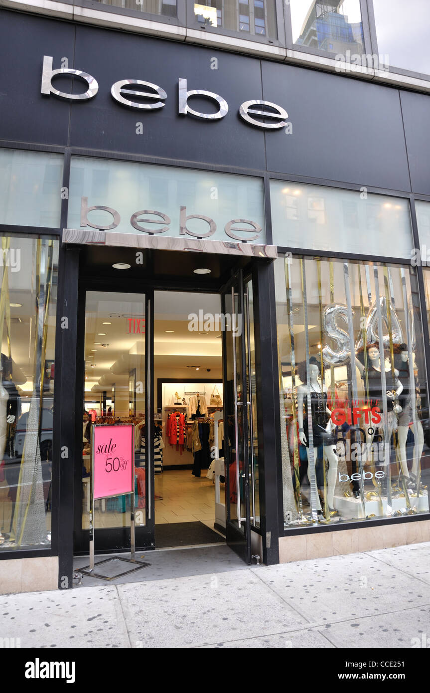 Bebe storefront hi-res stock photography and images - Alamy