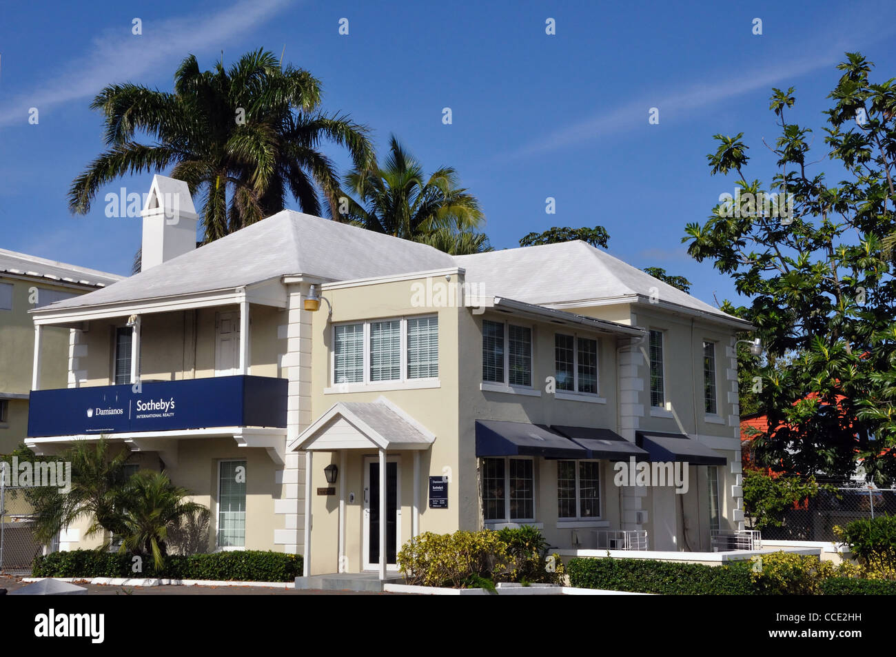Sothebys real estate office, Nassau, Bahamas Stock Photo Alamy