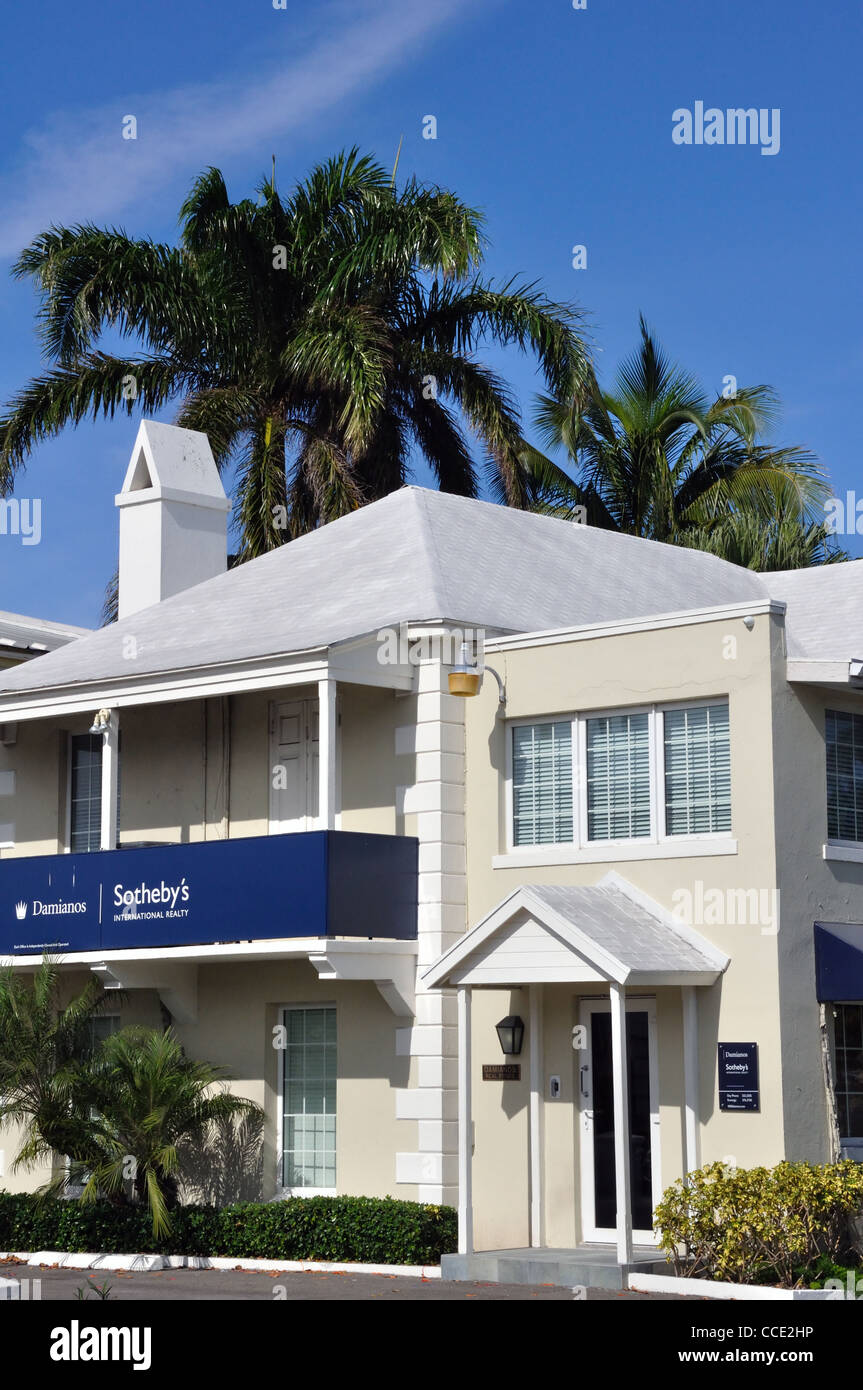 Sothebys real estate office, Nassau, Bahamas Stock Photo Alamy