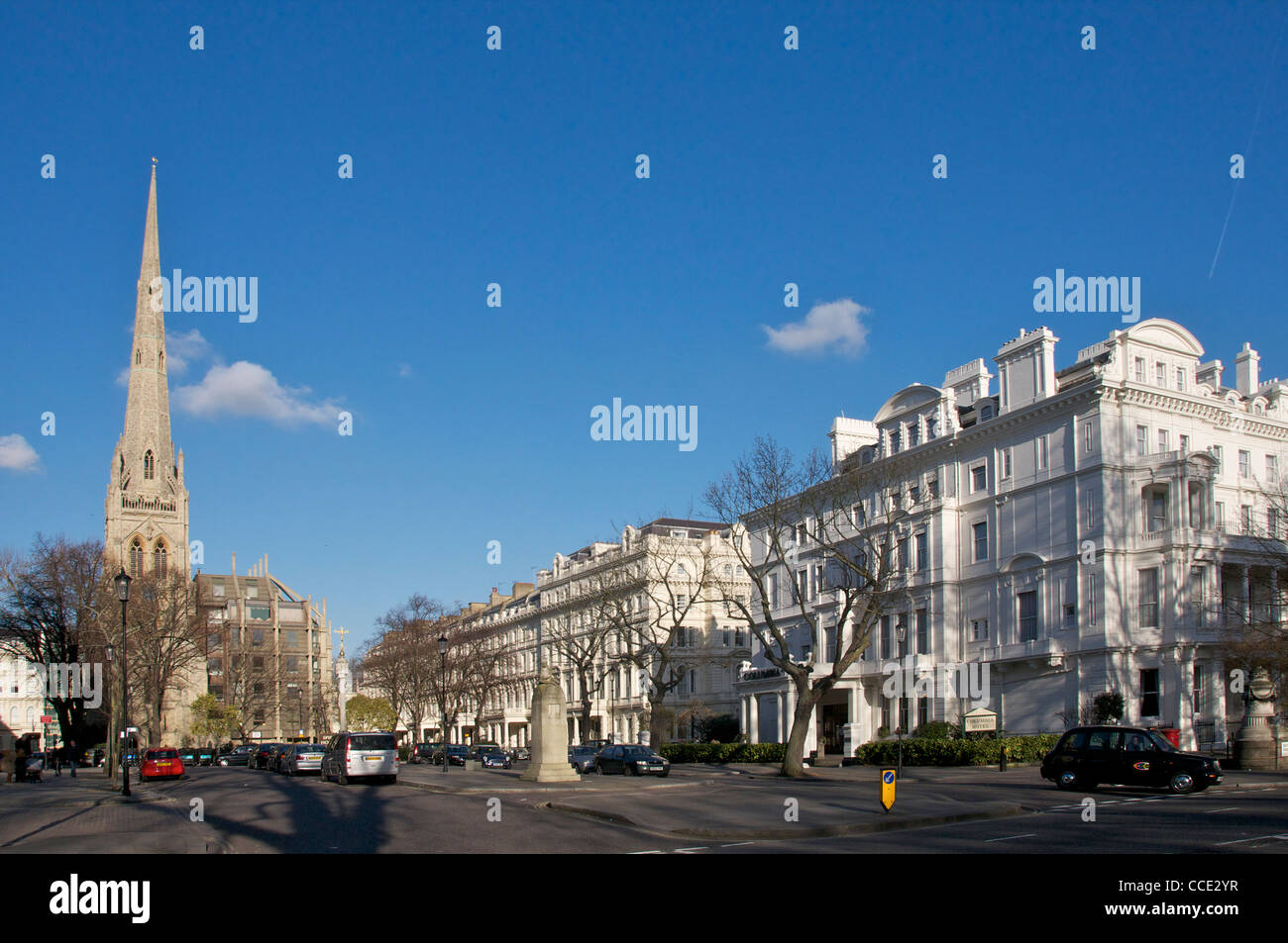 Lancaster Gate Bayswater Road London England Stock Photo Alamy