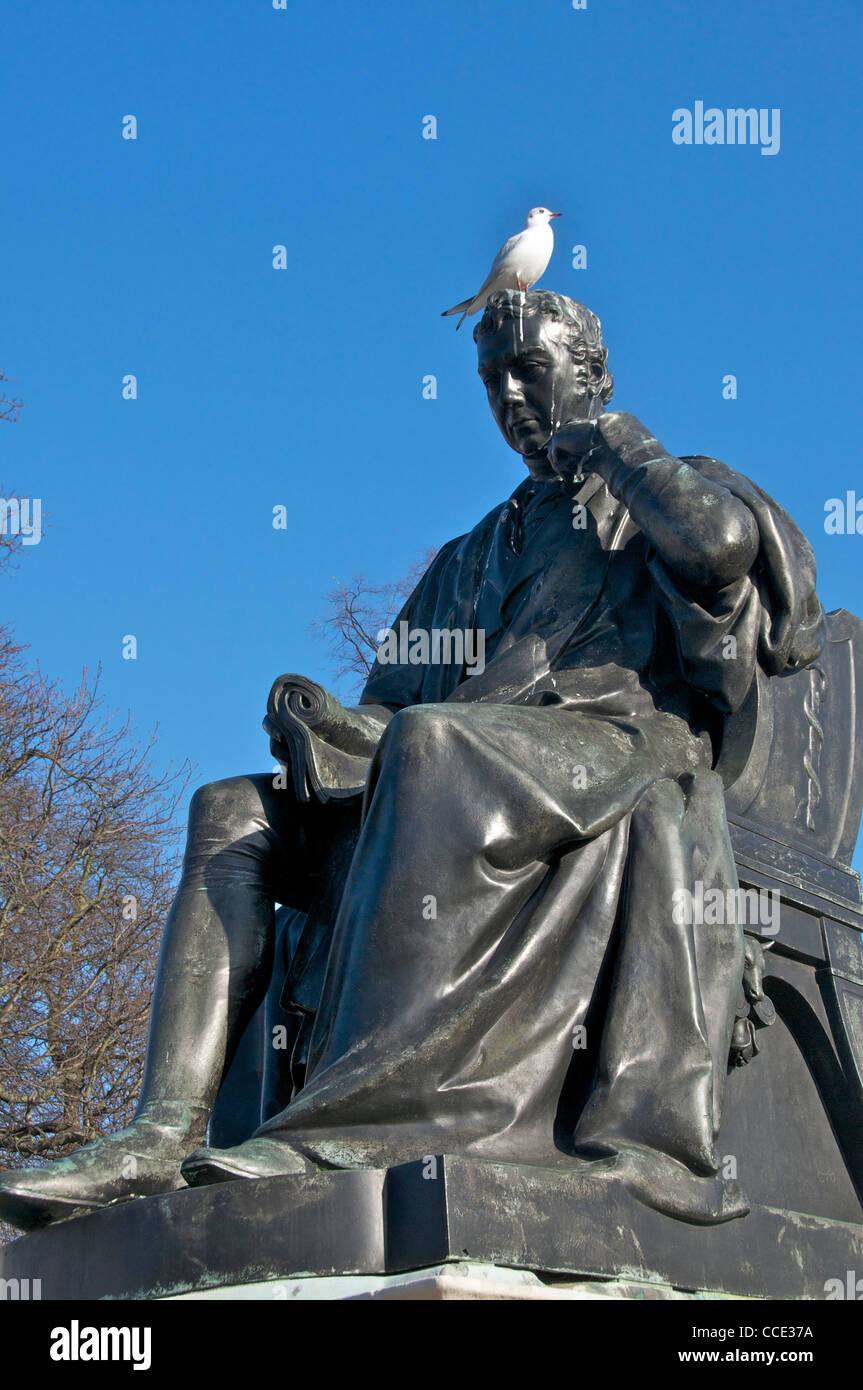 Statue of Edward Jenner Italian Gardens Kensington Gardens Hyde Park London England Stock Photo