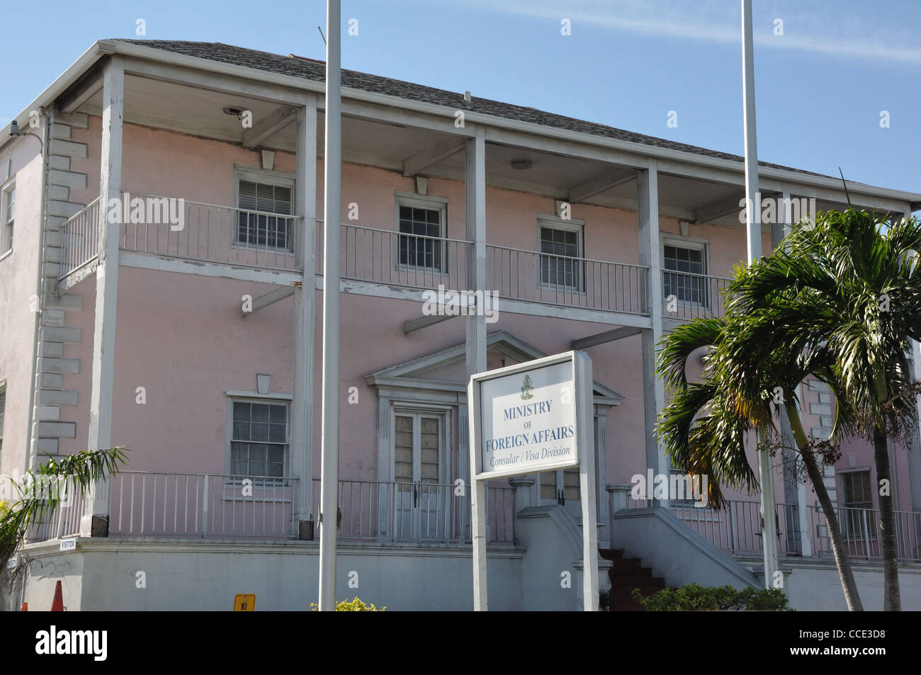 Ministry of Foreign Affairs building in Nassau, Bahamas
