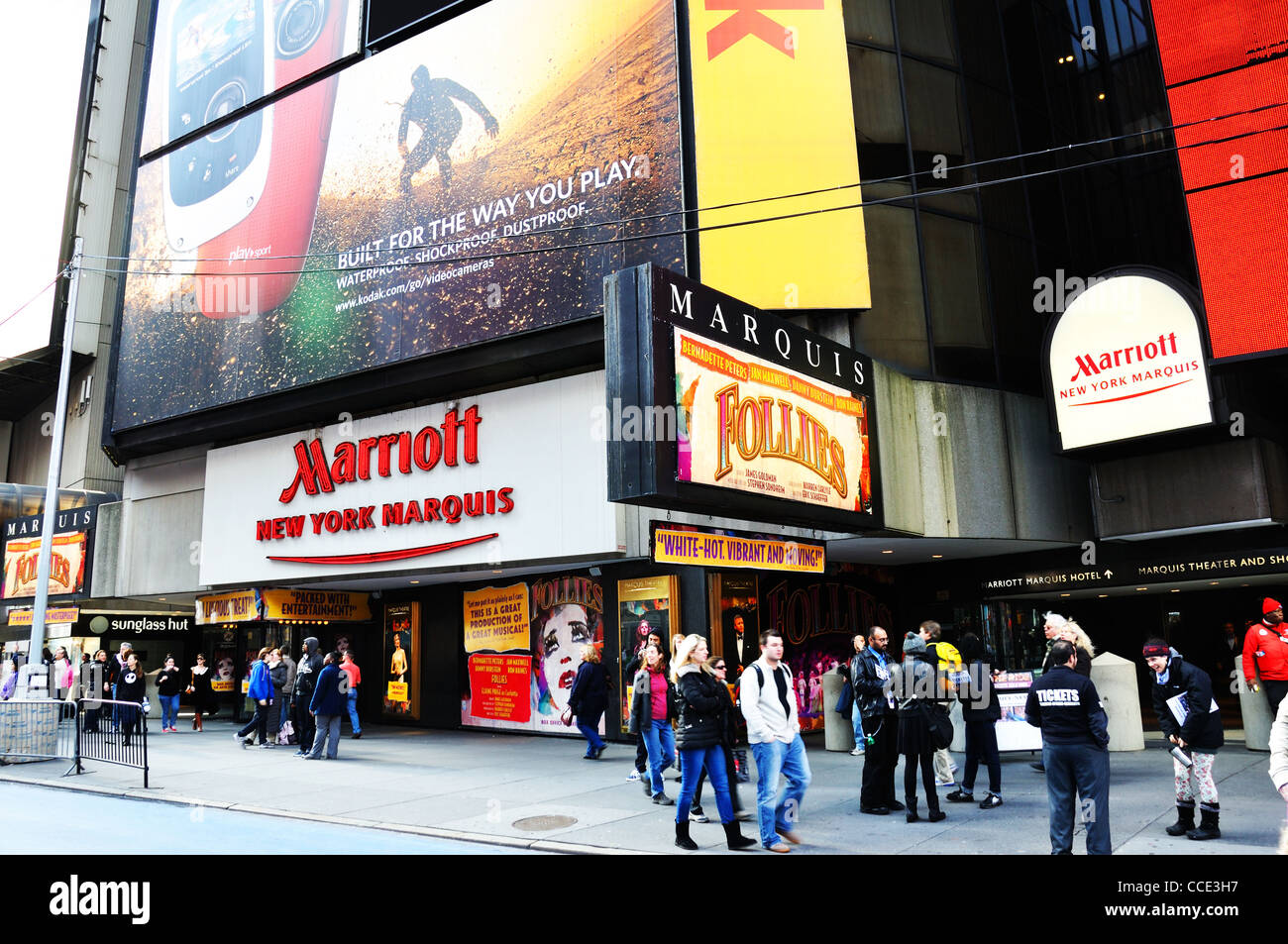 Marriott hotel, New York, USA Stock Photo - Alamy