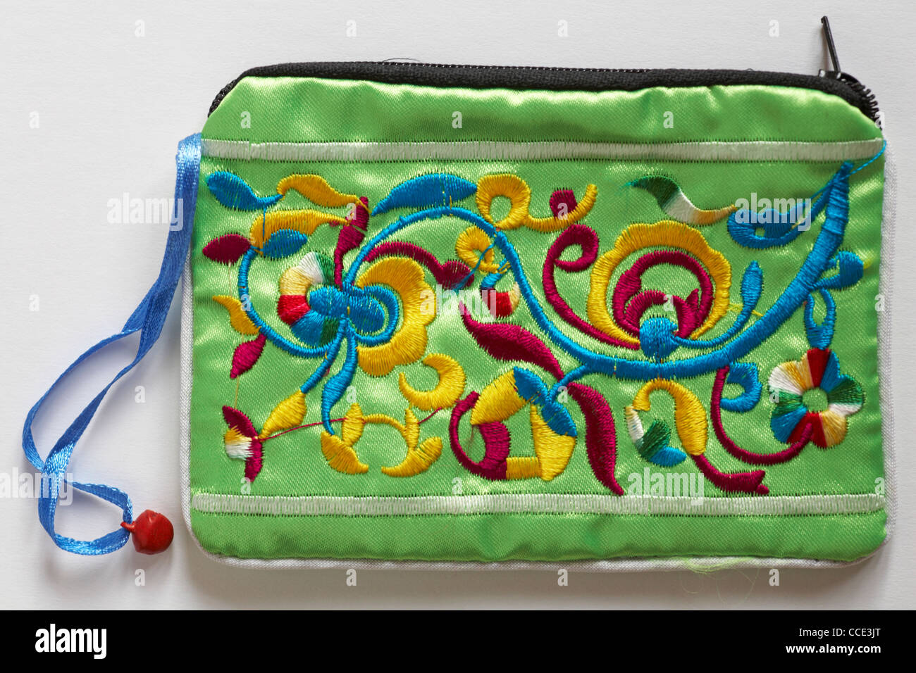 green purse