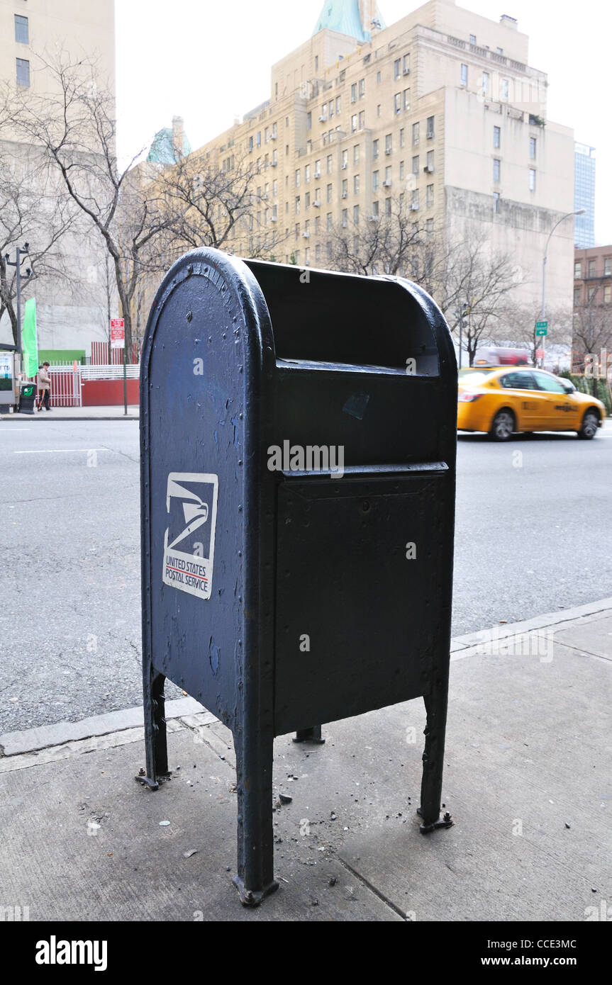 Mail box, New York City, USA Stock Photo - Alamy
