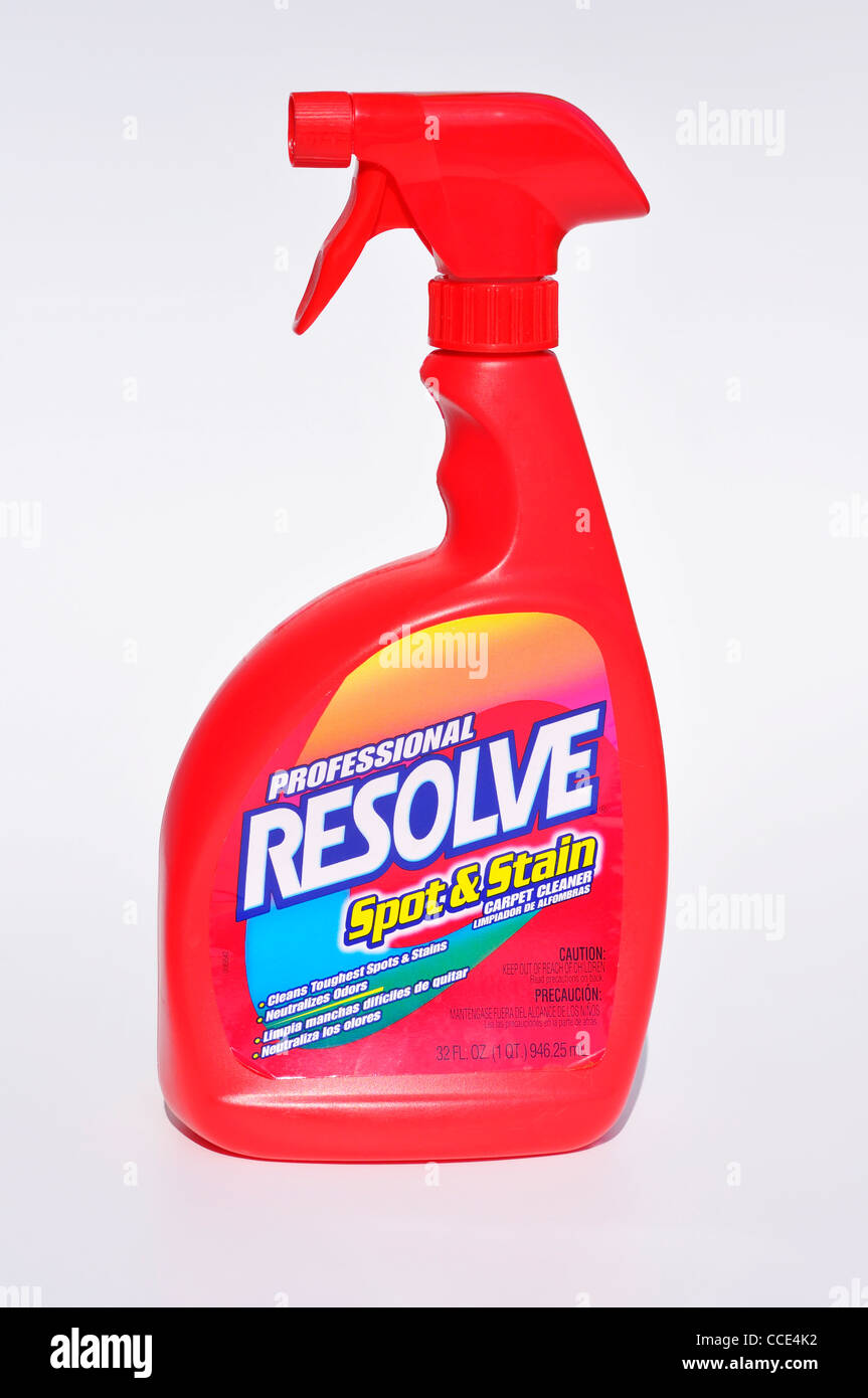 Spot and stain remover cleaner Stock Photo Alamy