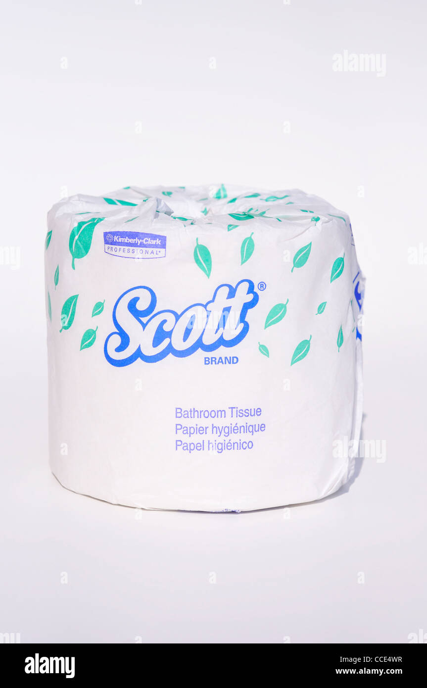 Scott toilet paper paper rolls Stock Photo - Alamy