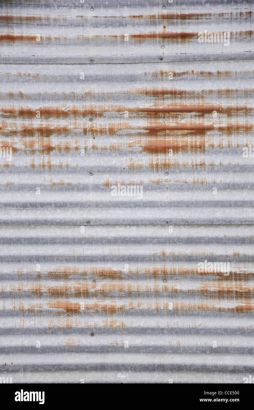 Corrugated sheet metal Stock Photo Alamy