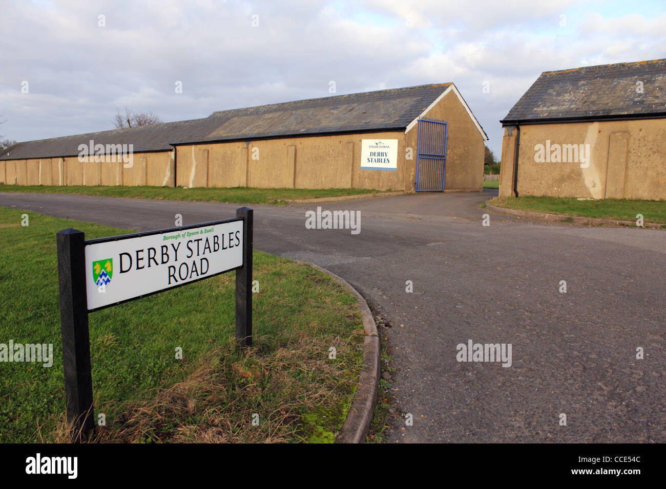 Epsom Downs is home of the Derby horse race. Surrey England UK Stock Photo