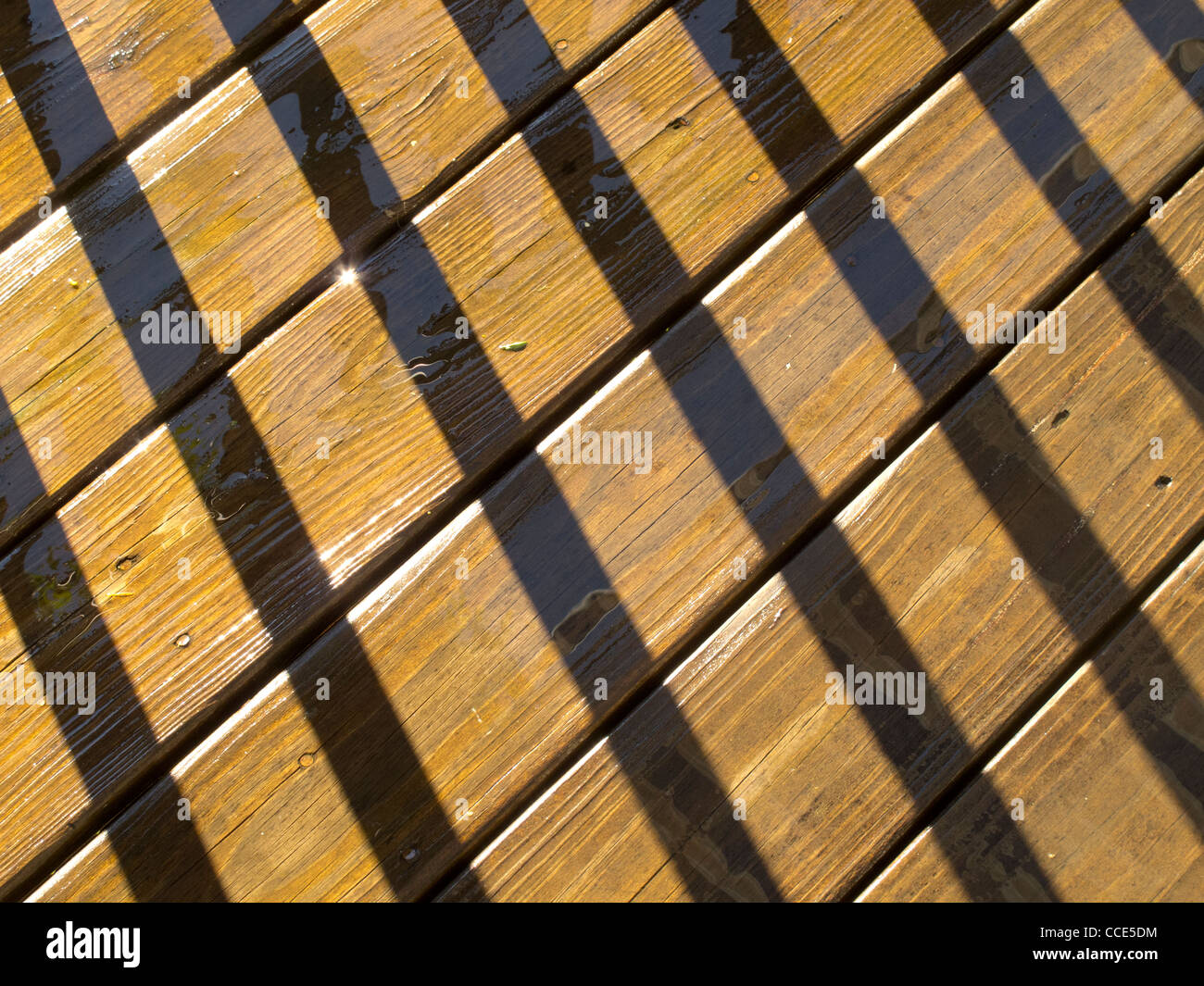 wood deck floor Stock Photo Alamy