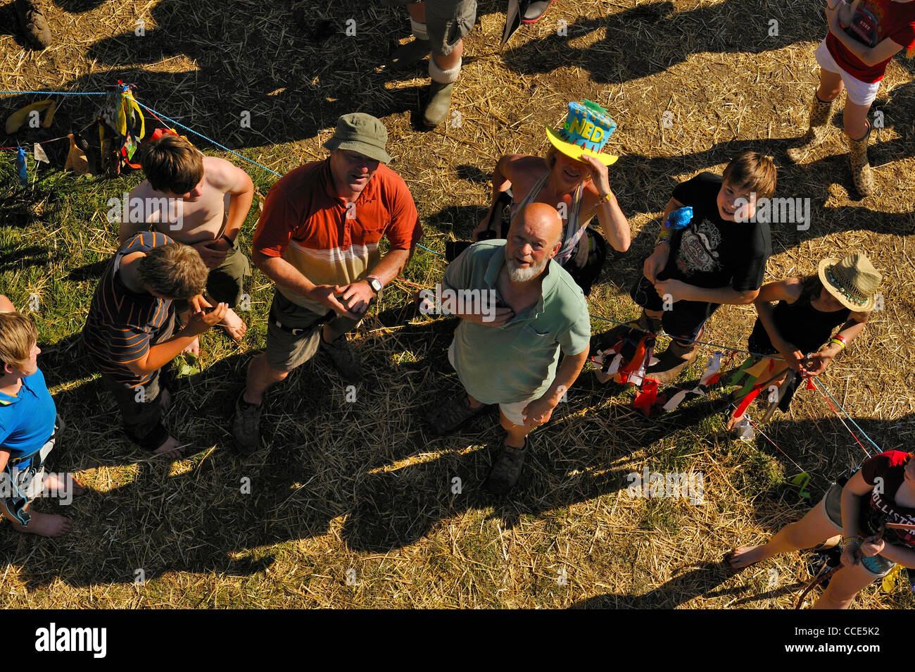 Glastonbury music festival 2011, Glastonbury, Pilton, Somerset Stock Photo