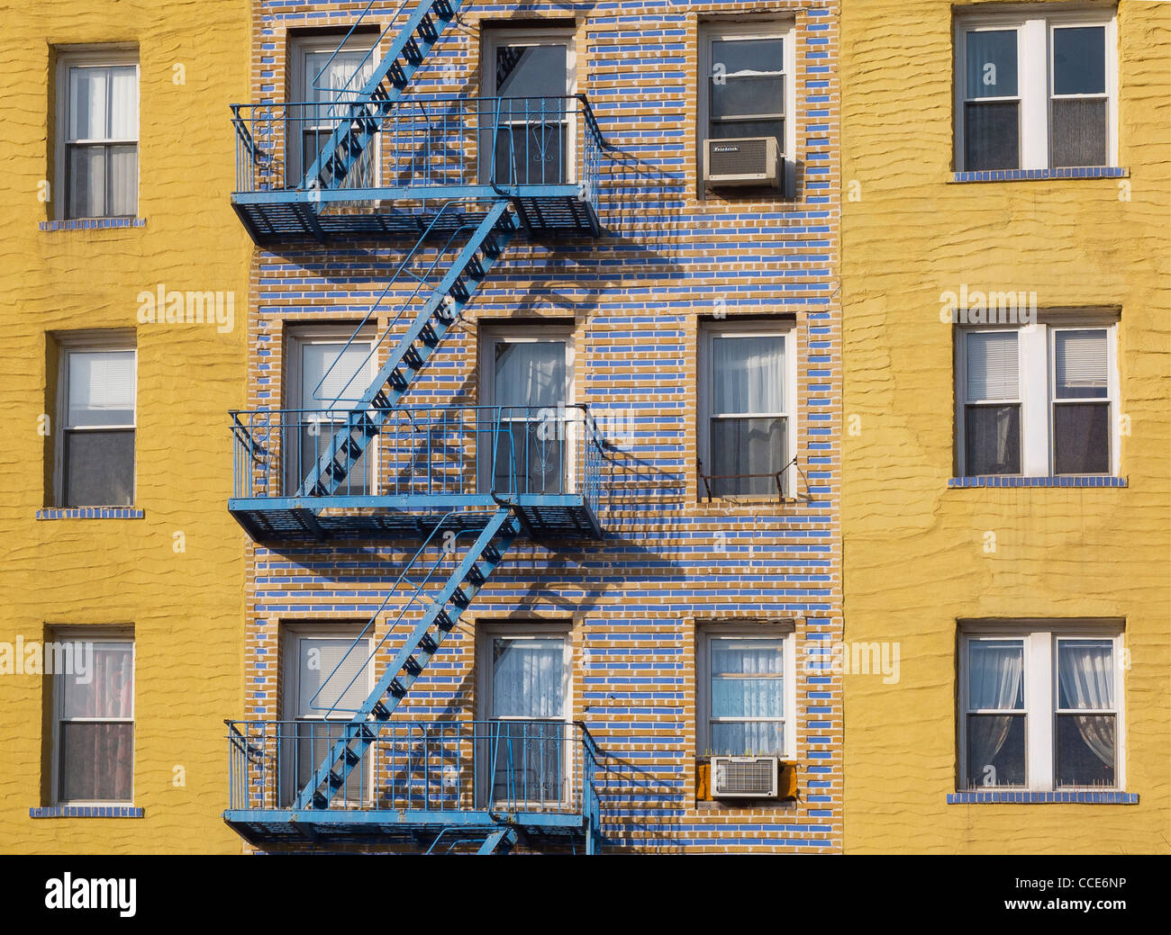 fire escape on building Stock Photo Alamy