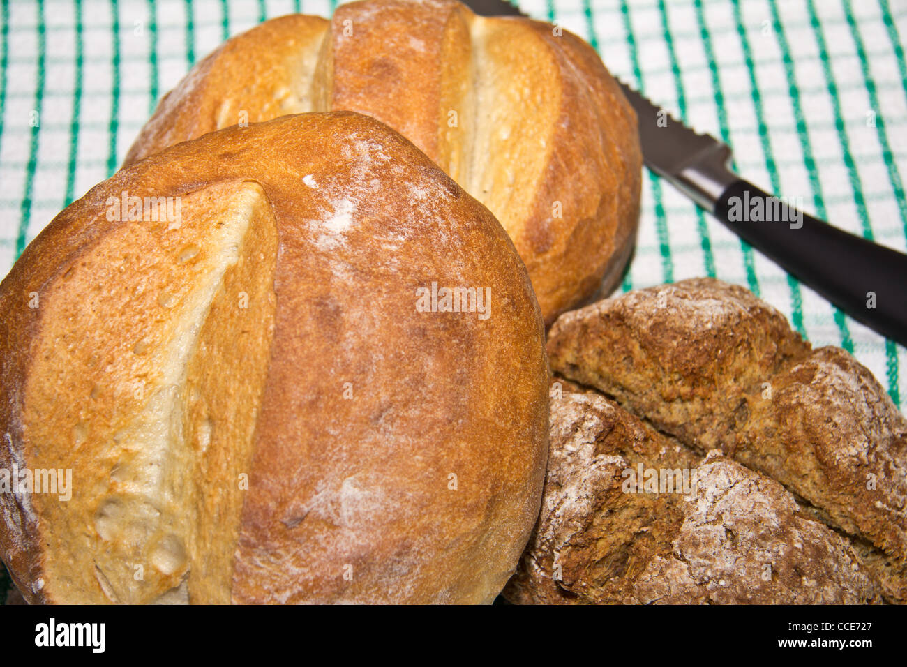 Farmhouse Bread Stock Photo