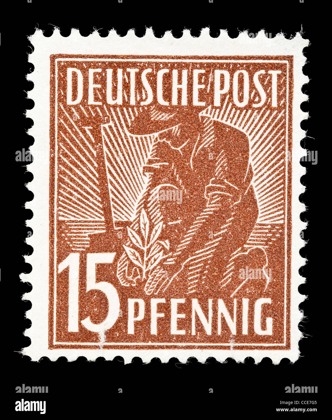 Postage stamp deutsche post 1948 hi-res stock photography and images - Alamy