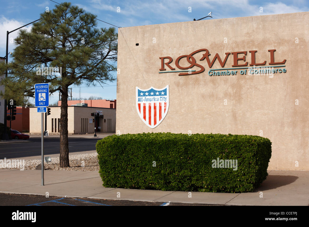 The Roswell, New Mexico Chamber of Commerce Stock Photo Alamy