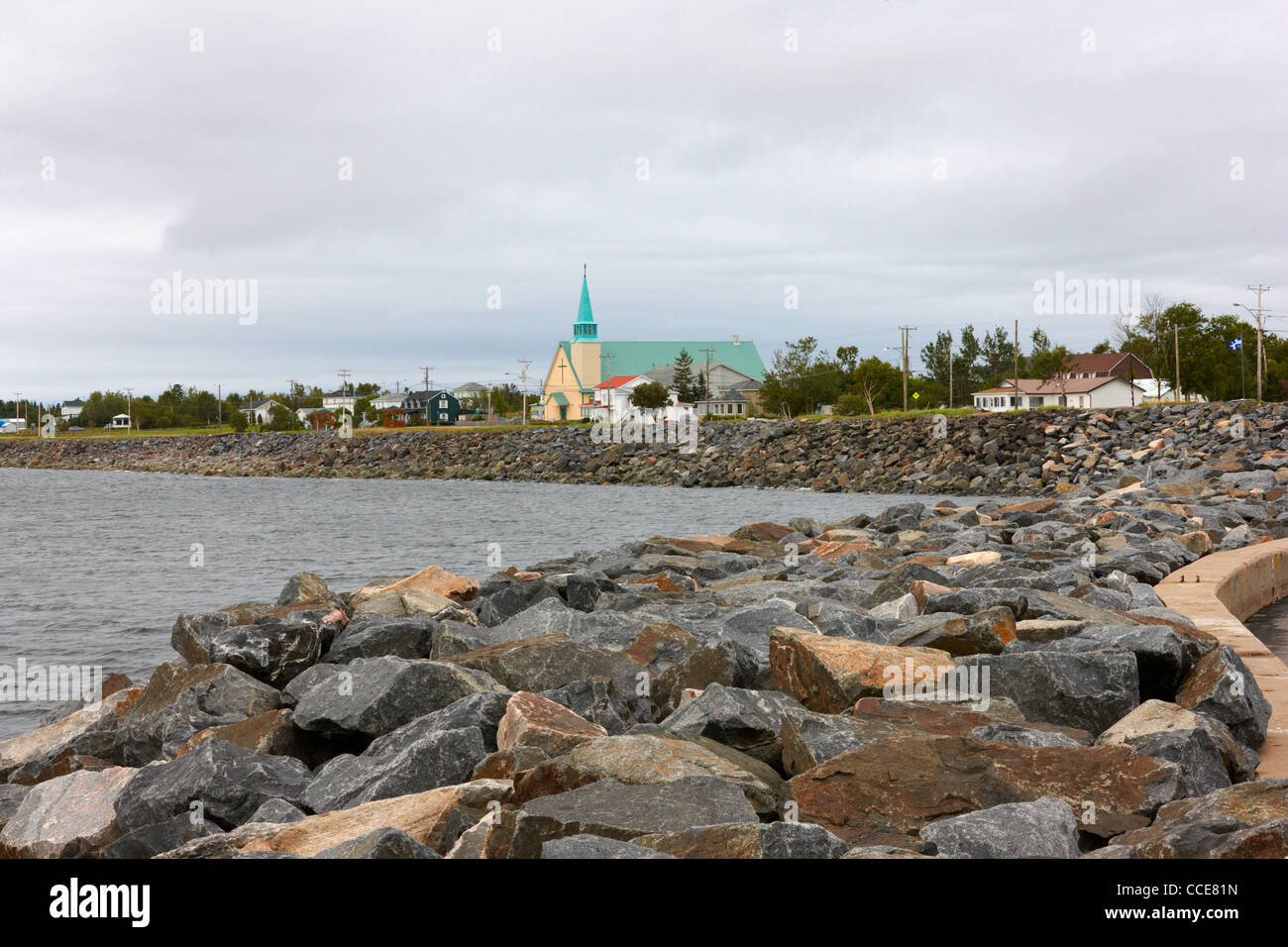 Saint Anne Church (Eglise St Anne), Godbout, Quebec, Canada Stock Photo Alamy