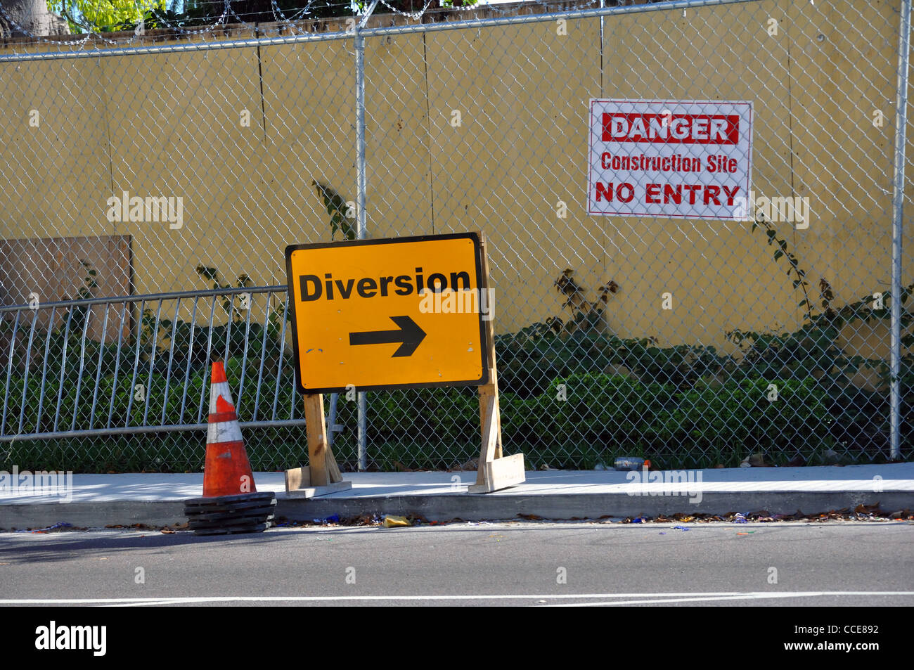 Traffic diversion hi-res stock photography and images - Alamy
