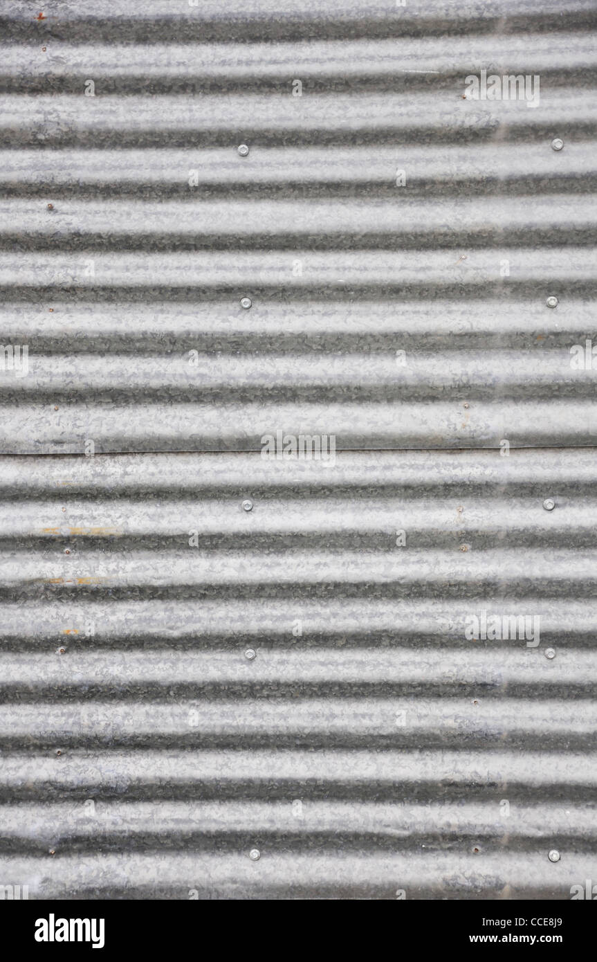 Corrugated sheet metal Stock Photo Alamy