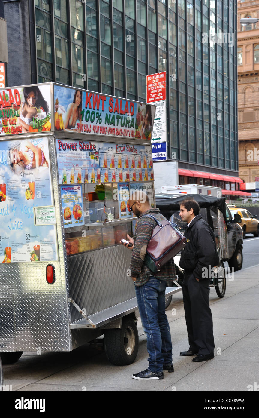Food stand, New York, USA Stock Photo Alamy