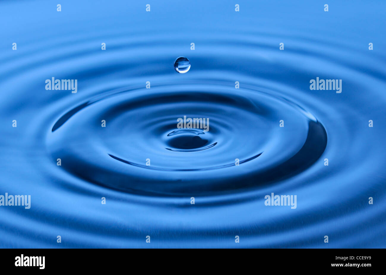 Drop of water. Stock Photo