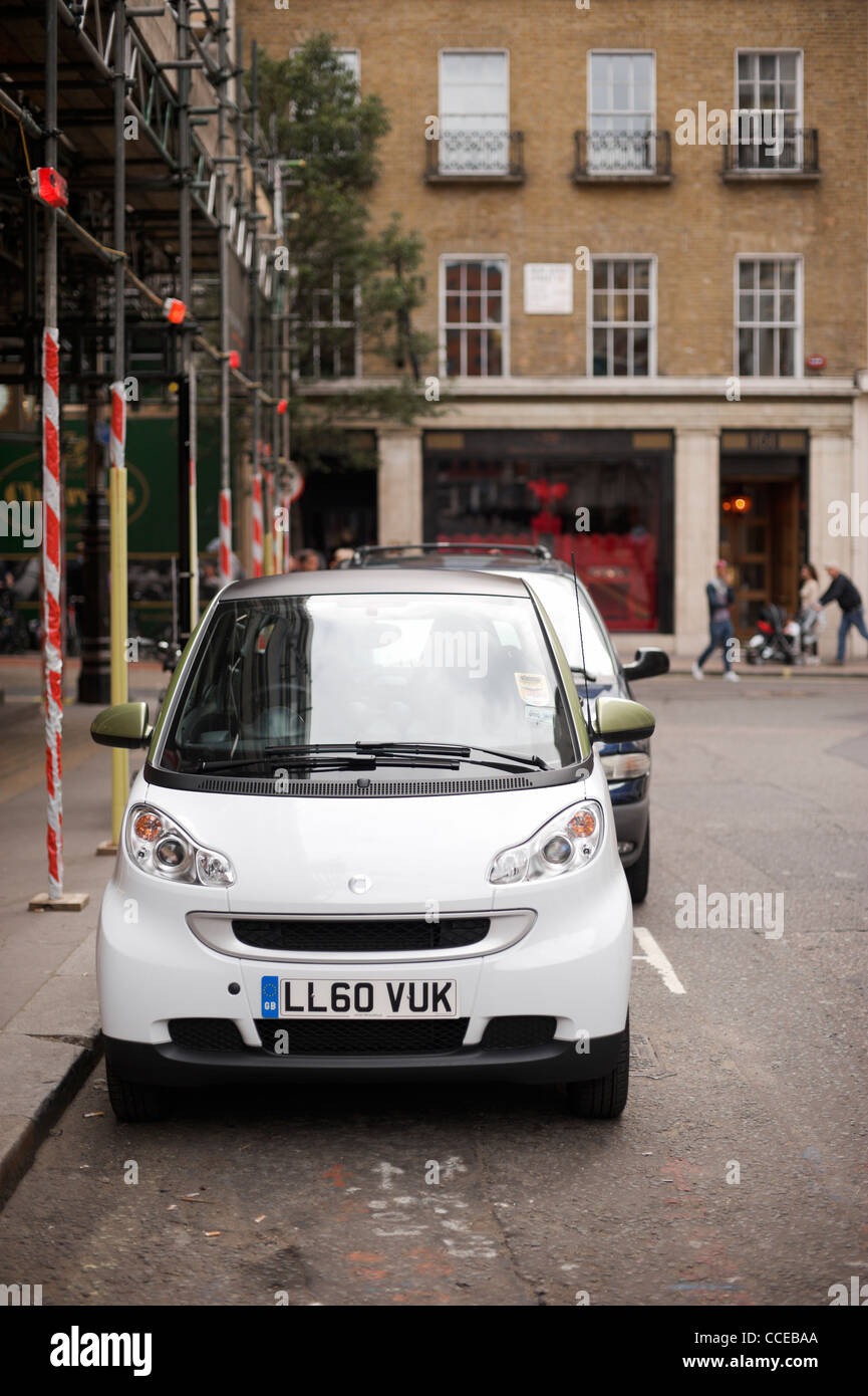 Smart electric drive car in London, UK Stock Photo