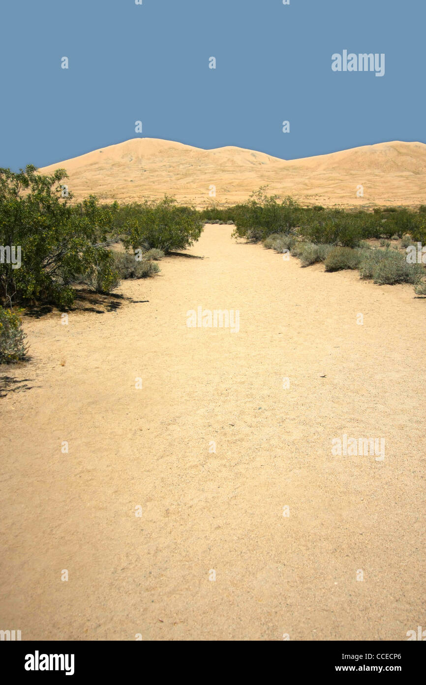 Route through sand dunes hi-res stock photography and images - Alamy