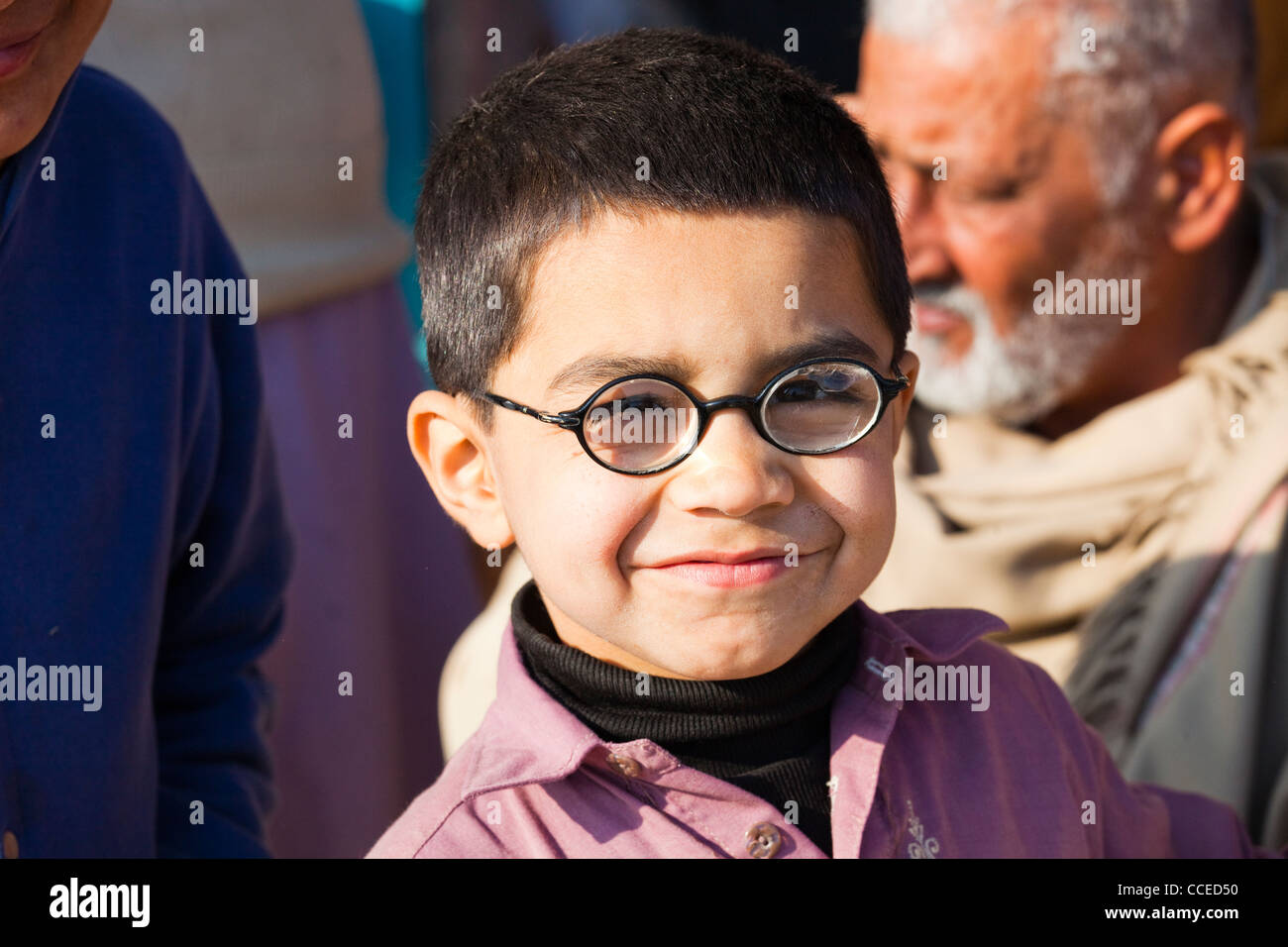 Young boy in Punjab Province, Pakistan Stock Photo