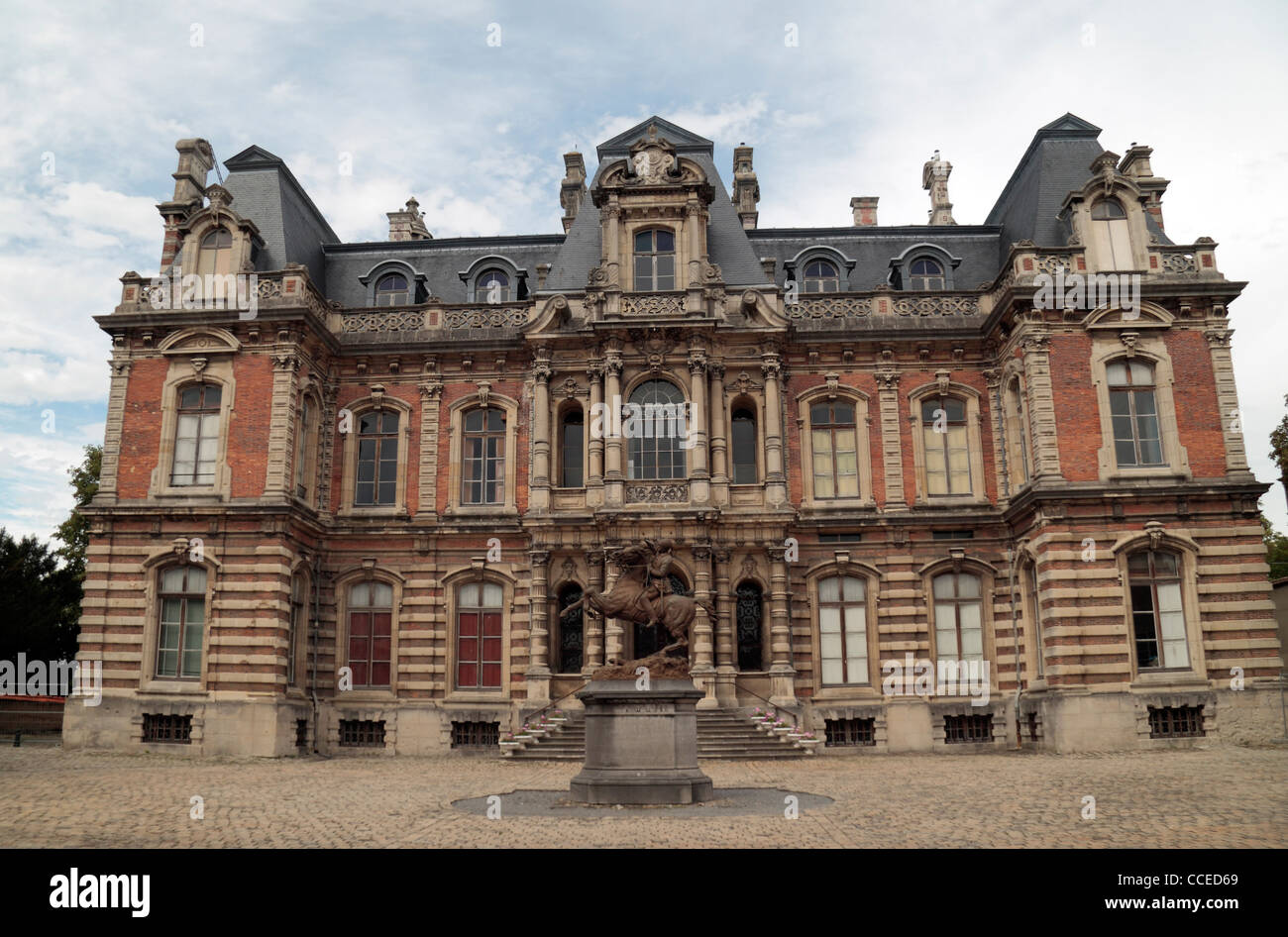 Impressive house on Avenue Champagne in Épernay, Champagne-Ardenne, Marne, France. Stock Photo