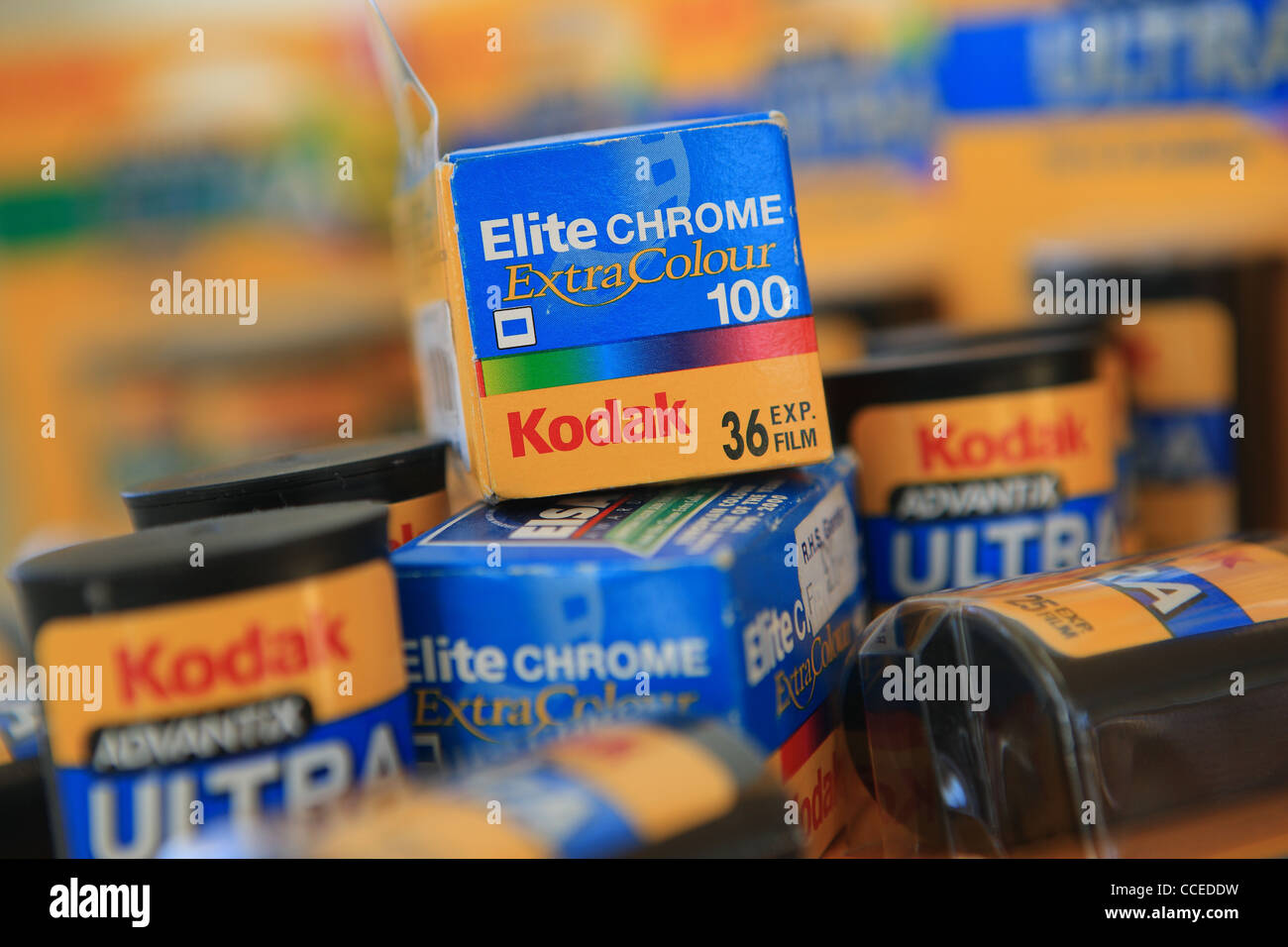 Kodak 35mm films Stock Photo