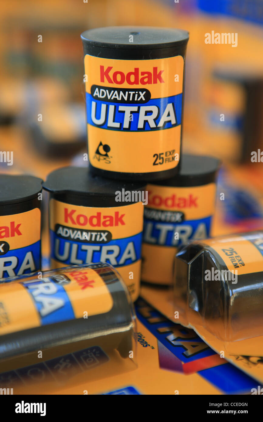 Kodak 35mm films Stock Photo