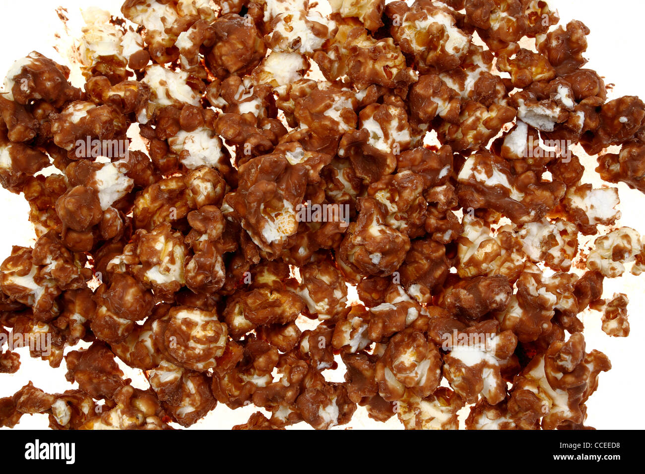 close up of popcorn with fullcream milk belgian chocolate, germany
