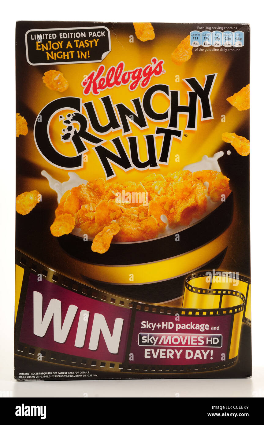 Kellogg's Crunchy Nut Cereal Stock Photo Alamy