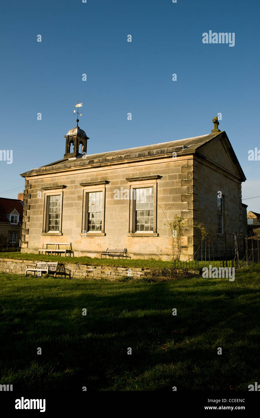 Small hamlet of Coneysthorpe, part of the Castle Howard estate. Jan 2012 Stock Photo