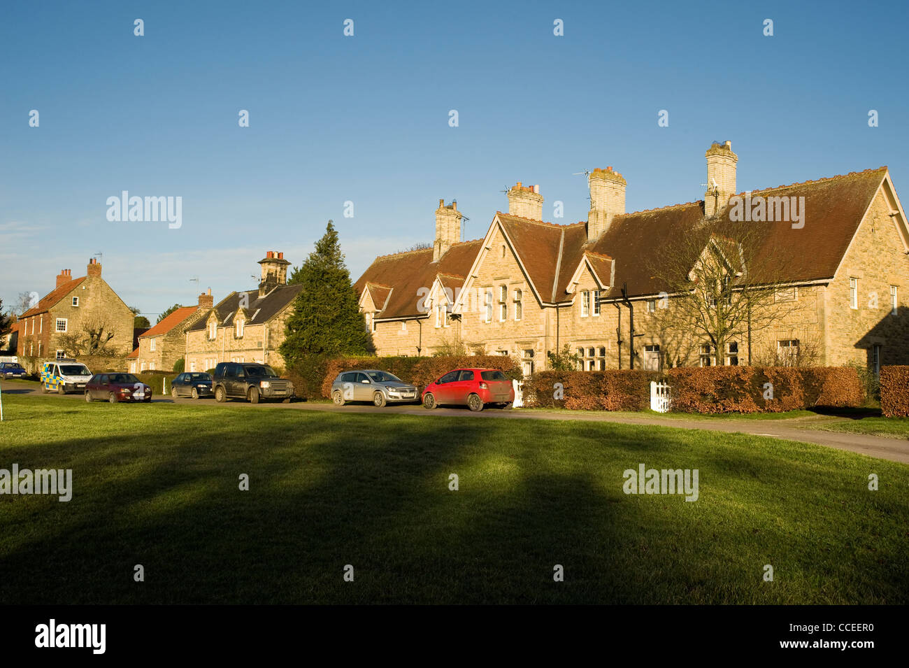 Small hamlet of Coneysthorpe, part of the Castle Howard estate. Jan