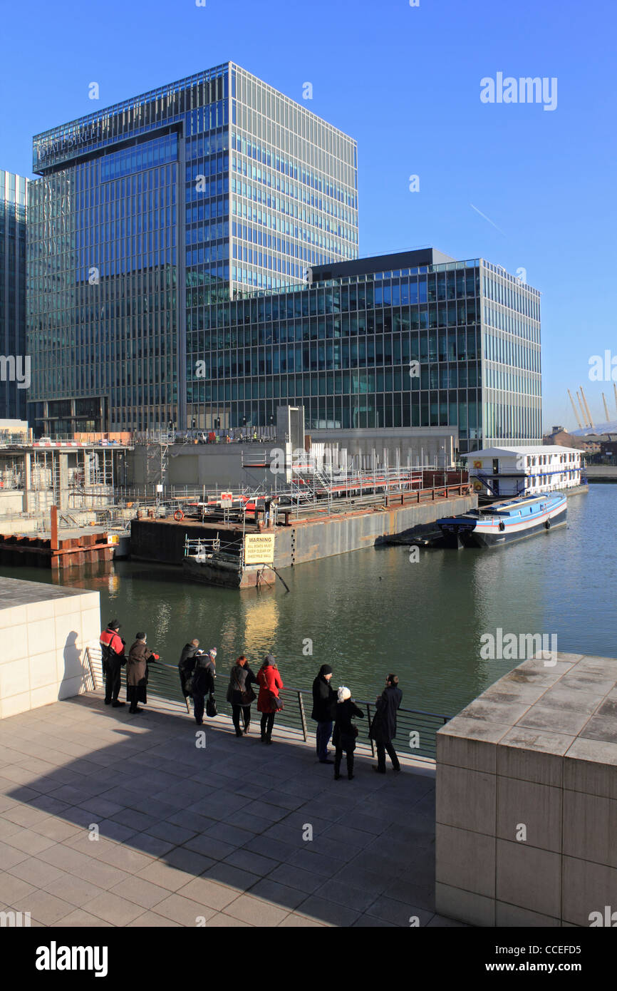 Canary Wharf Docklands London England UK Stock Photo - Alamy