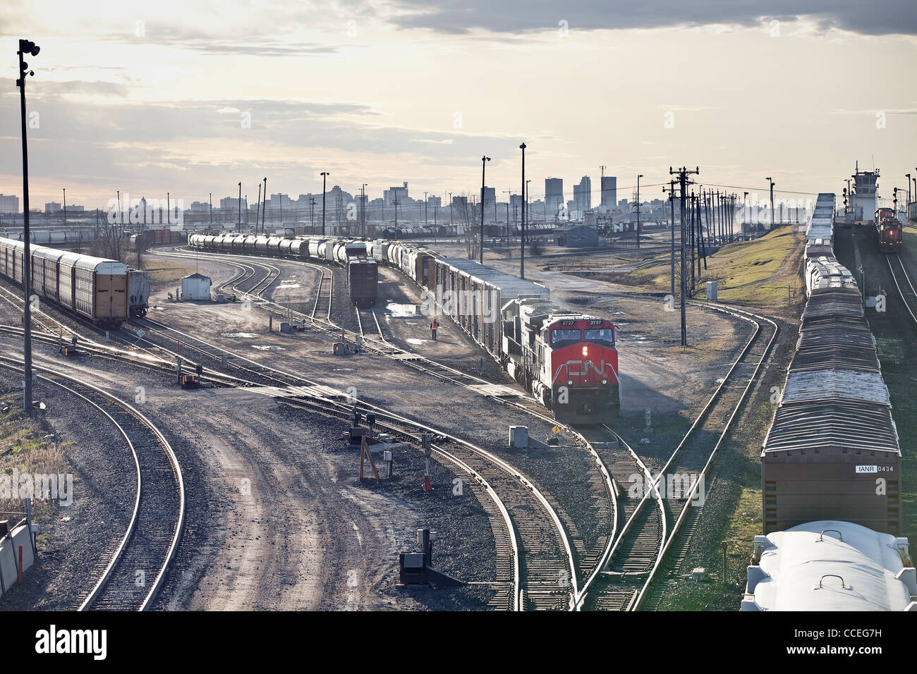 Cn rail yard hires stock photography and images Alamy