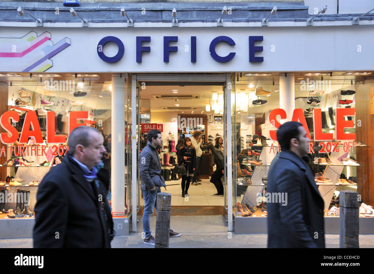 Office shoe shop Neal Street Covent Garden Stock Photo Alamy