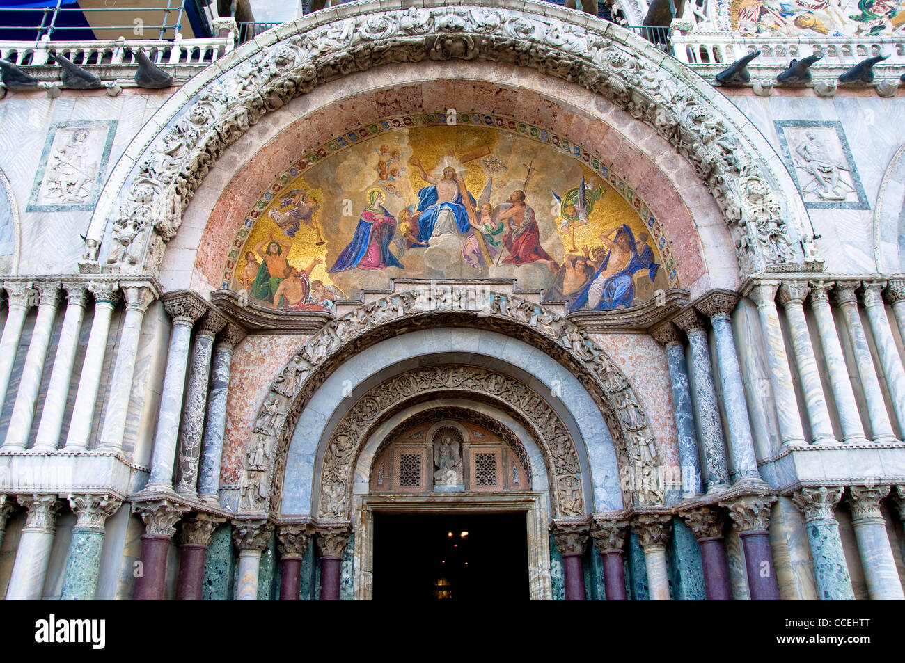 Saint Mark's Basilica, St Mark's Square, Venice, Italy Stock Photo