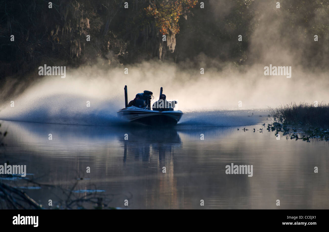 FLW Bass Tournament Chain of Lakes Leesburg, Florida USA Stock Photo
