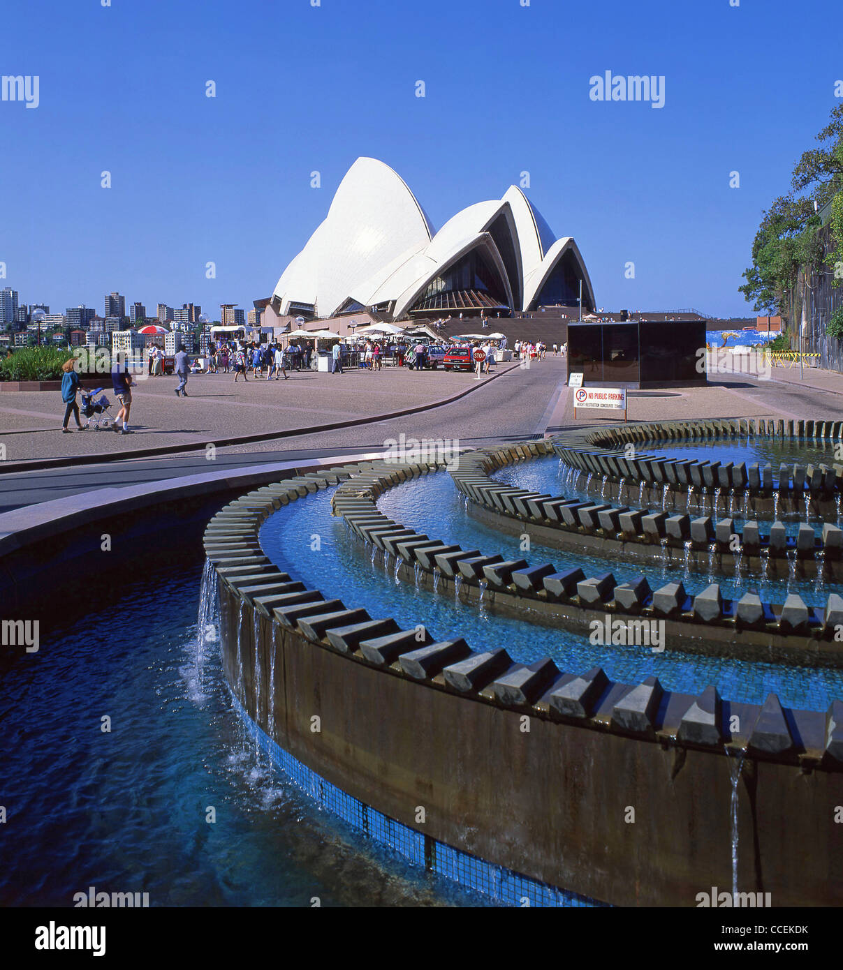 Sydney Opera House, Bennelong Point, Sydney Harbour, Sydney, New South Wales, Australia Stock Photo