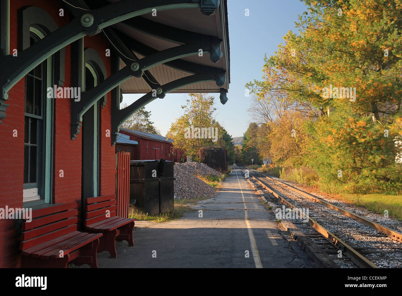 Chester Depot, Vermont Stock Photo Alamy
