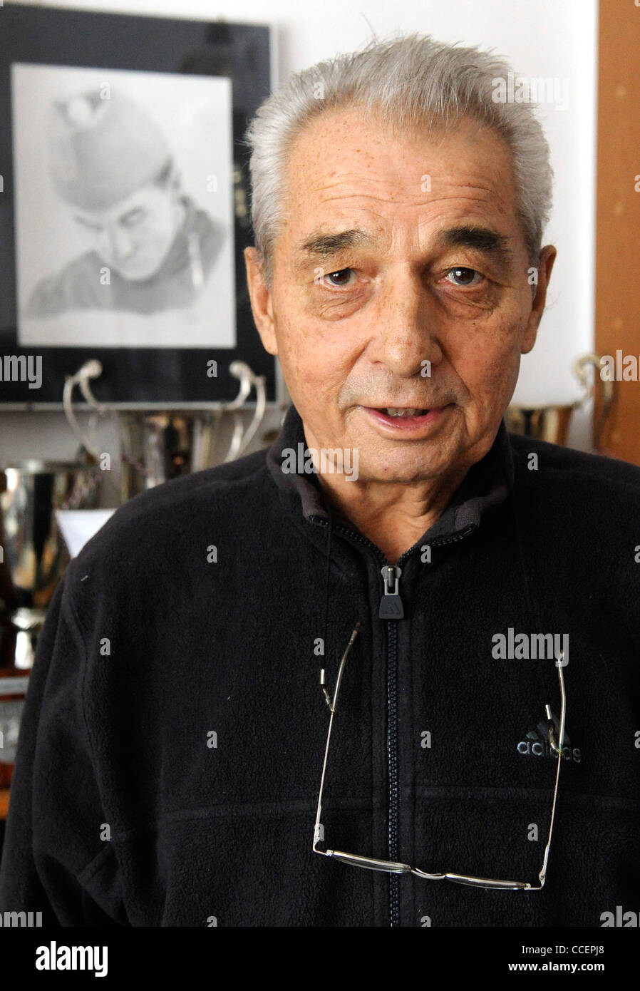 Czech ski jumper Jiri Raska, gold medallist in 1968 Olympic games ...