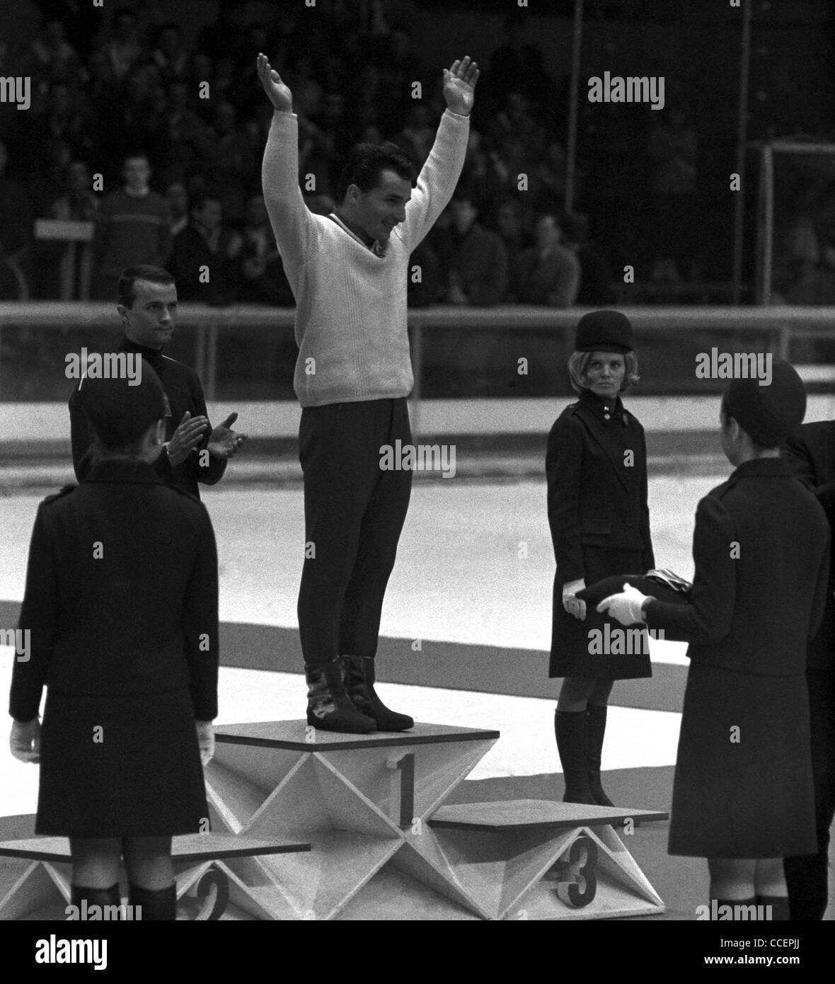 ***FILE PHOTO***Czechoslovak ski jumper Jiri Raska is seen after the ...