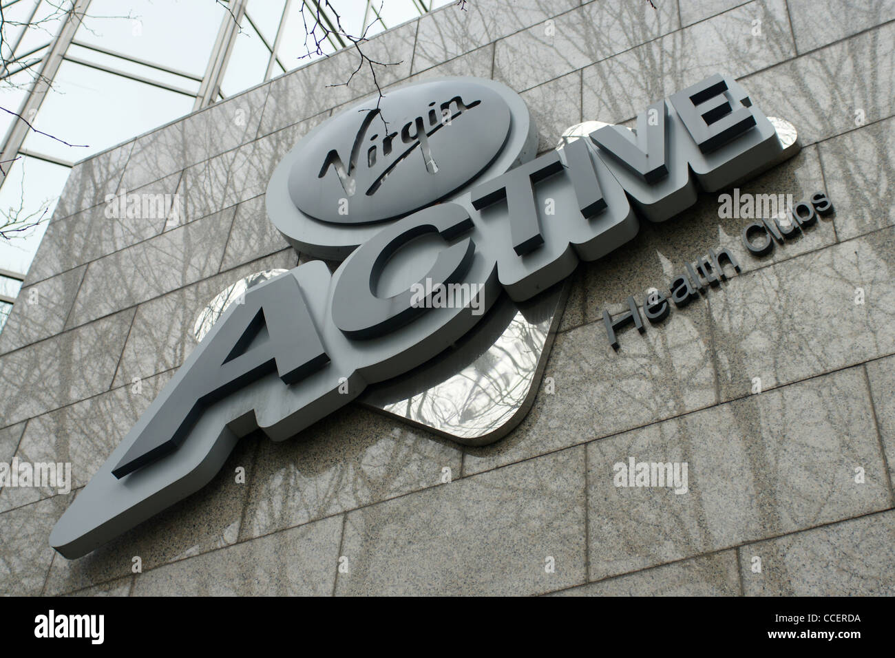 Virgin Active Health Club logo Stock Photo Alamy